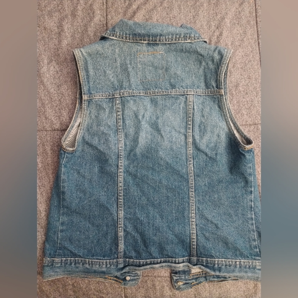 Mossimo Supply Co. Blue Jean Vest - Picture 5 of 5